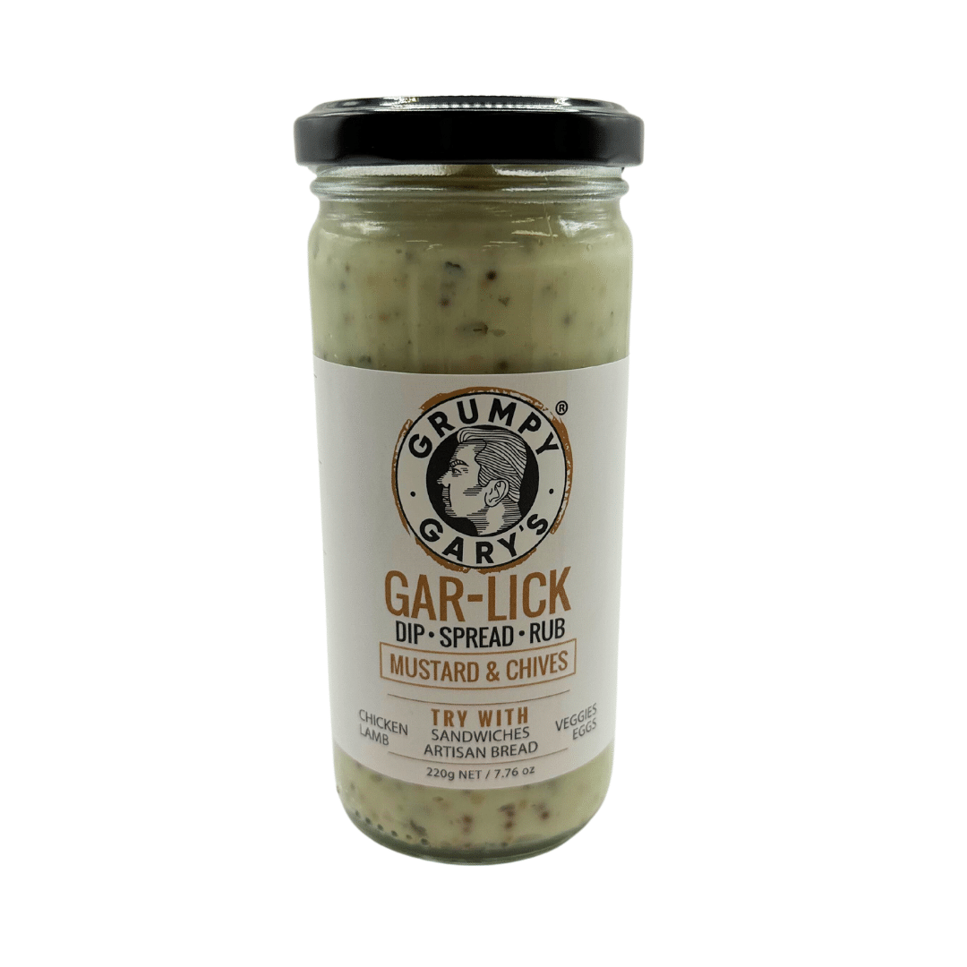 Gar-Lick Dip Mustard and Chives