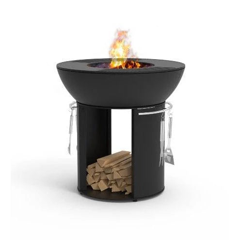 Hergóm Zenith High Base Fire Pit Complete Set - Outdoor Fireplaces - Castworks - Hunter Valley Heating