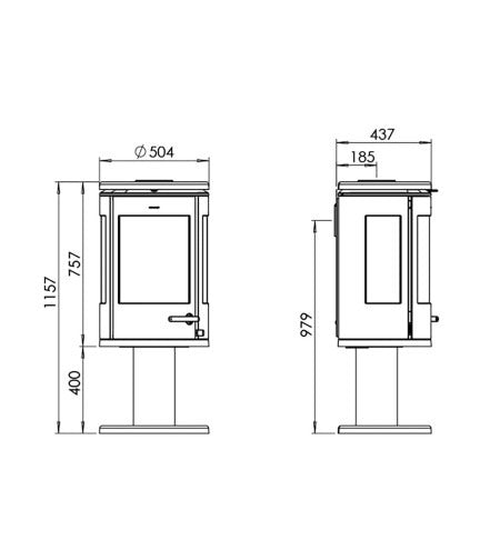 Morsø 7948 Freestanding Fireplace - Hunter Valley Heating
