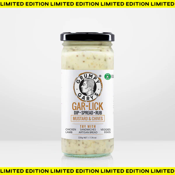 Gar-Lick Dip Mustard and Chives