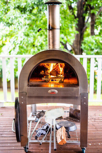 Large Stainless Steel Wood Fired Pizza Oven
