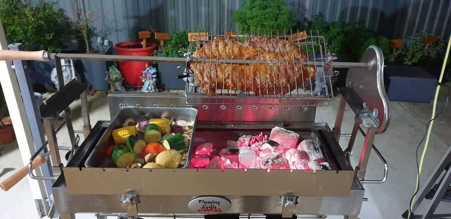 Deluxe Cyprus Grill Spit Stainless Steel