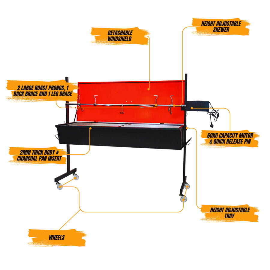 Warrior Pig Spit Roaster