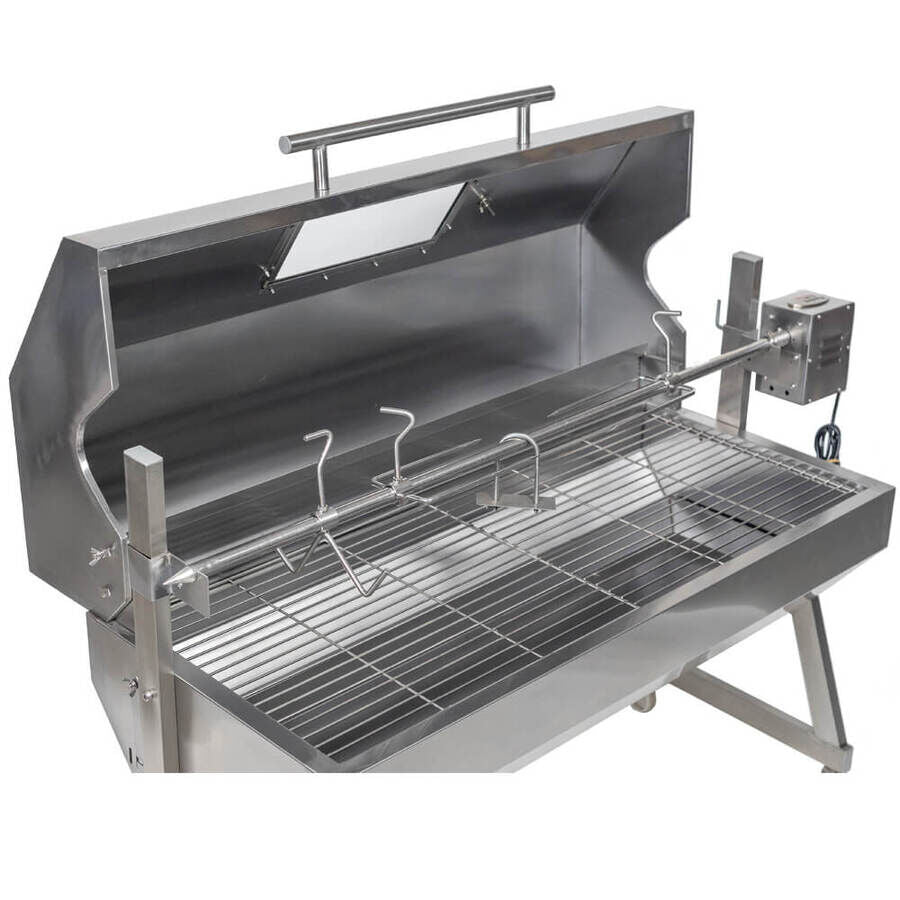 1200 Stainless Steel Hooded Spartan Spit Roaster