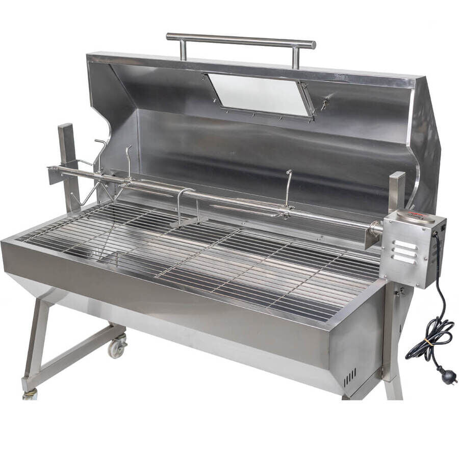 1200 Stainless Steel Hooded Spartan Spit Roaster