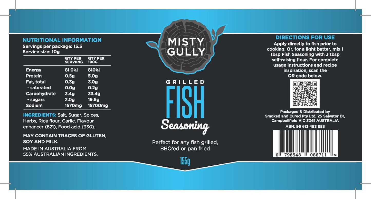 Grilled Fish Seasoning