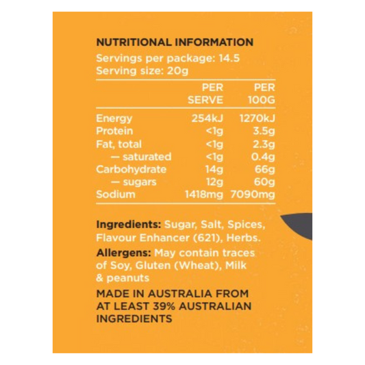 Competition BBQ Rub - Salts, Rubs and Sauces - Misty Gully Rubs and Sauces - Hunter Valley Heating