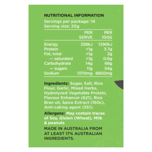 Chicken Rub - Salts, Rubs and Sauces - Misty Gully Rubs and Sauces - Hunter Valley Heating