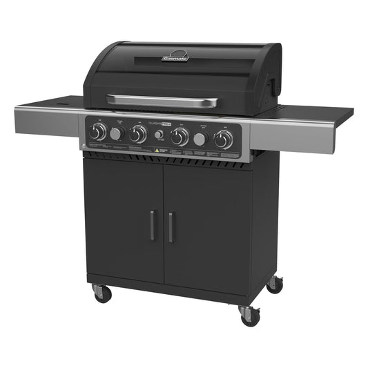 QUASAR PRO 4B HOODED TROLLEY BBQ - - Gasmate - Hunter Valley Heating