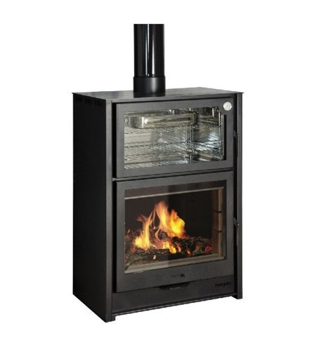 Hergóm Laredo Cooker Fireplace Combo - Wood Fireplaces - Castworks - Hunter Valley Heating