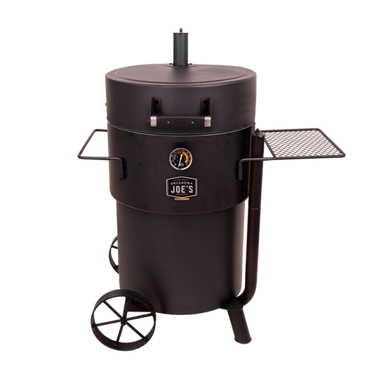 Bronco Pro Drum Smoker - Black - - Oklahoma Joe’s - Hunter Valley Heating