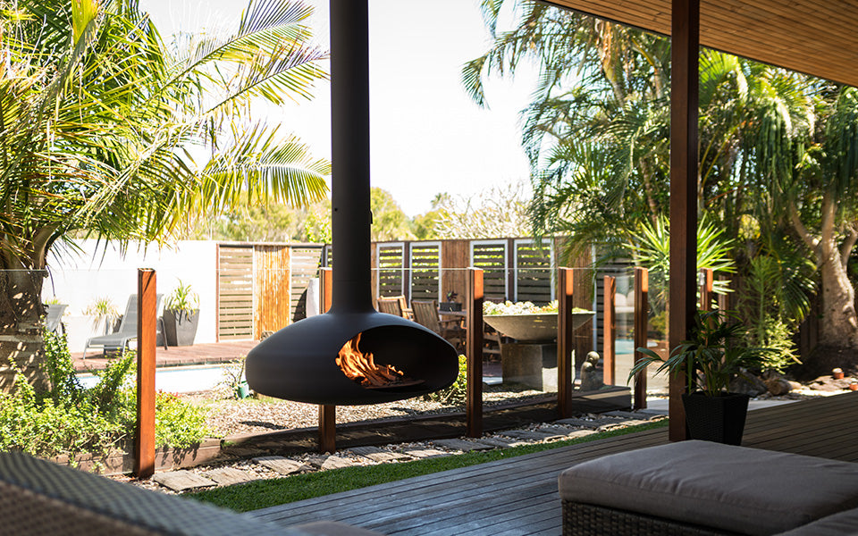 AURORA THE HEARTH SUSPENDED FIREPLACE