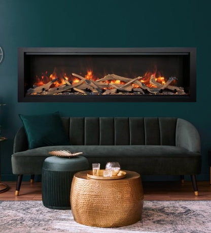 Amantii Symmetry Bespoke Xtra Tall 74 Electric Fireplace