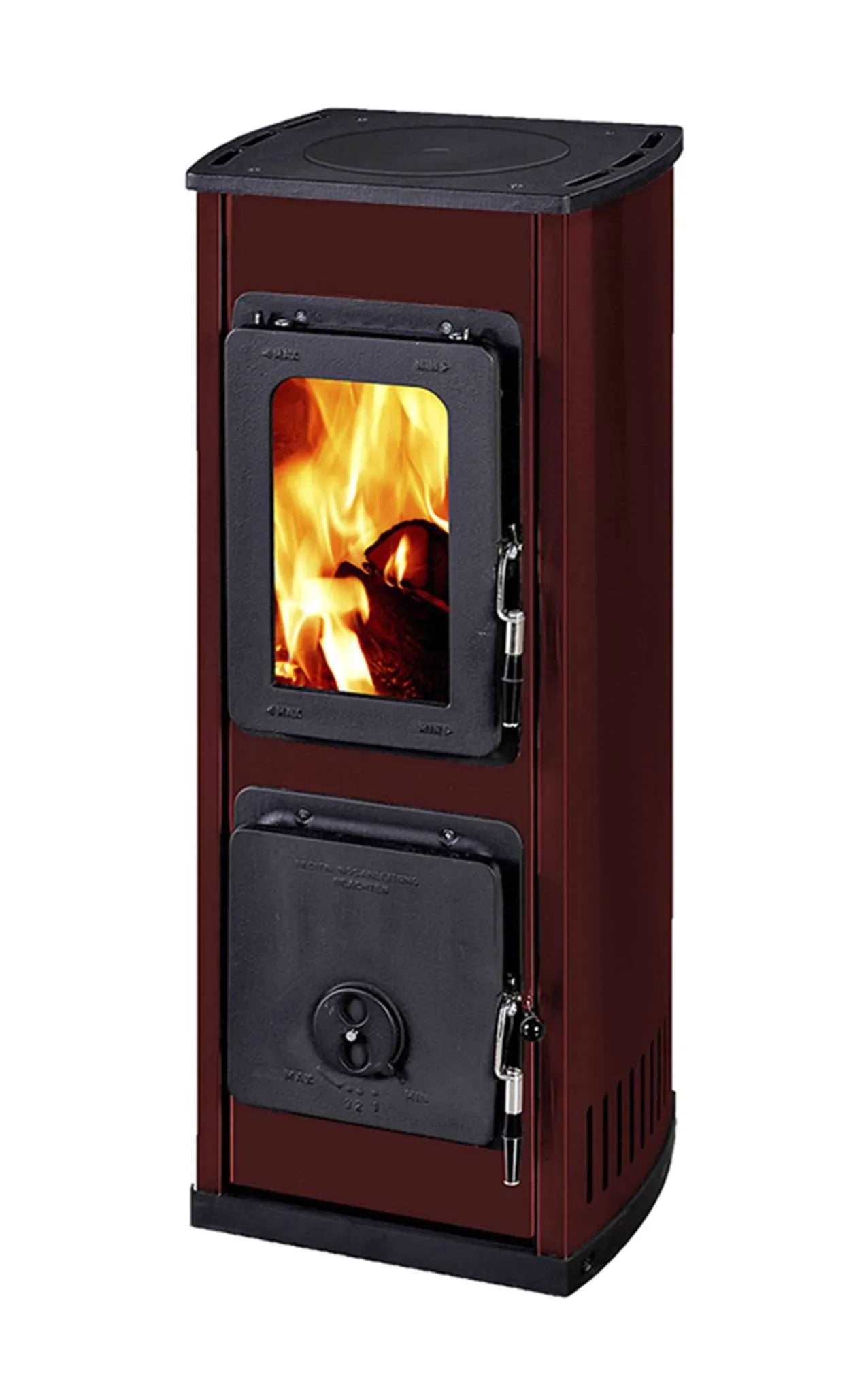 Euro Milano Cooktop Wood Fireplace