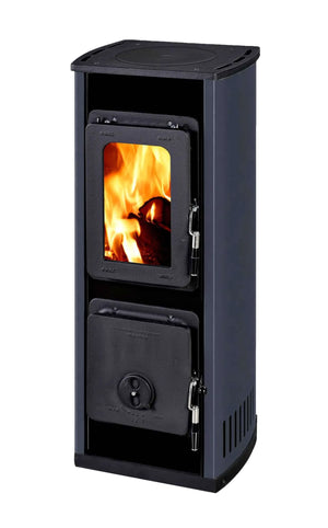Euro Milano Cooktop Wood Fireplace