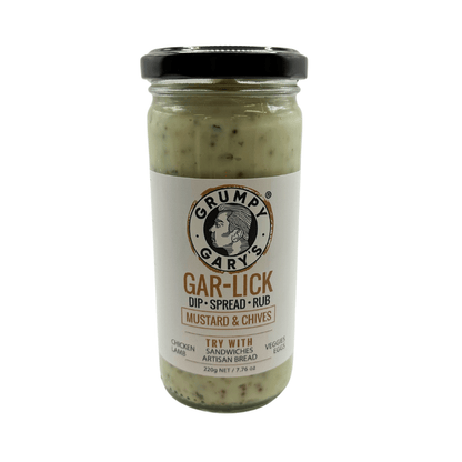 Gar-Lick Dip Mustard and Chives