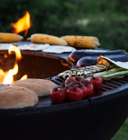 Hergóm Meteor Low Base Fire Pit Complete Set