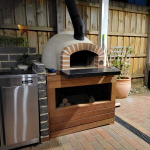 JA70 Real Brick Preassembled Pizza Oven
