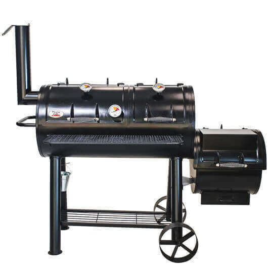 Offset Smoker BBQ - Stoves & Cooktops - Flaming Coals - Hunter Valley Heating 