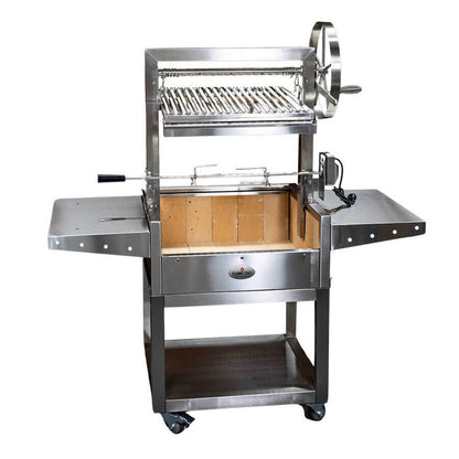 Stainless Steel Parrilla Argentinian BBQ with Rotisserie 610mm x 550mm