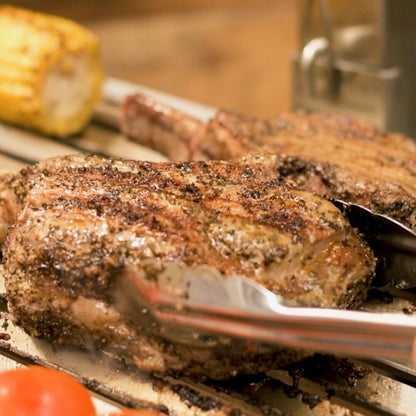 Stainless Steel Parrilla Argentinian BBQ with Rotisserie 610mm x 550mm