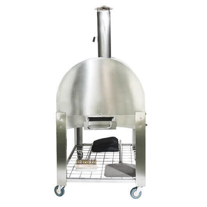 Large Stainless Steel Wood Fired Pizza Oven