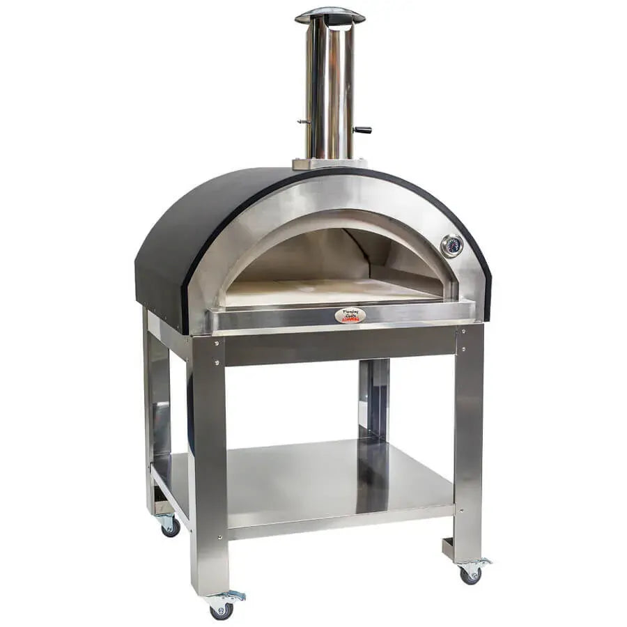 Large Stainless Steel Wood Fired Pizza Oven - Premium