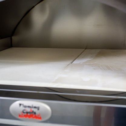 Large Stainless Steel Wood Fired Pizza Oven - Premium