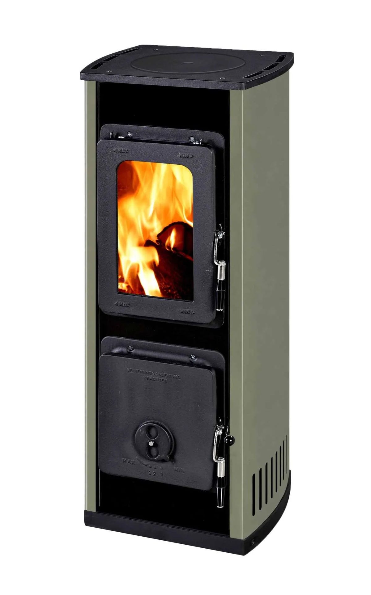 Euro Milano Cooktop Wood Fireplace