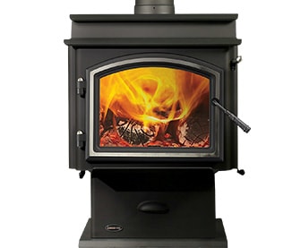 Quadra-Fire 5700 Step Top Wood Heater with Pedestal