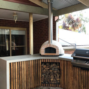 JA70 Real Brick Preassembled Pizza Oven