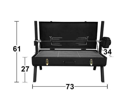 Mini Spit Roaster Charcoal BBQ