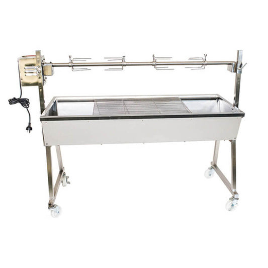 The Minion Stainless Steel Spit Rotisserie