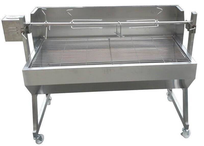 1500 Stainless Steel Spartan Spit Roaster - Stoves & Cooktops - Flaming Coals - Hunter Valley Heating 