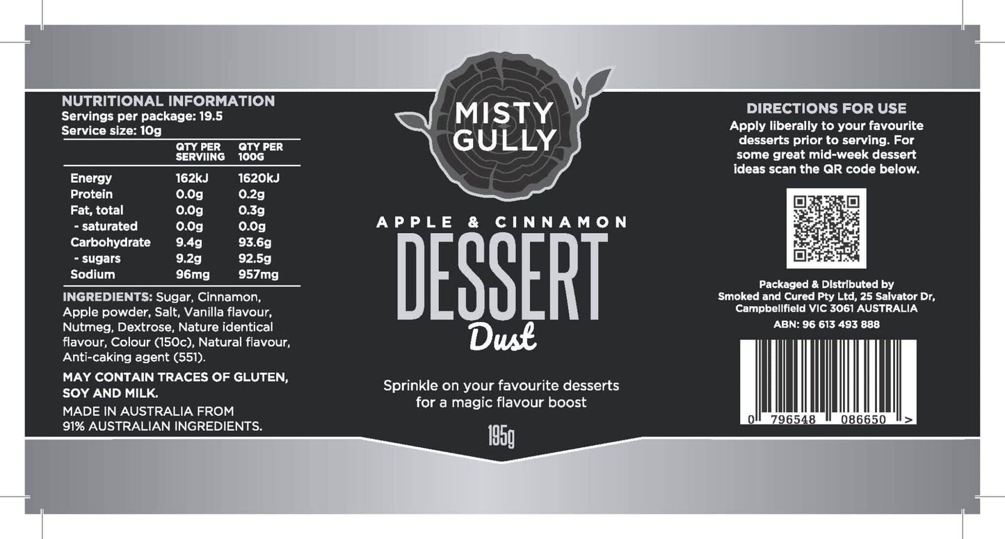 Apple and Cinnamon Dessert Dust