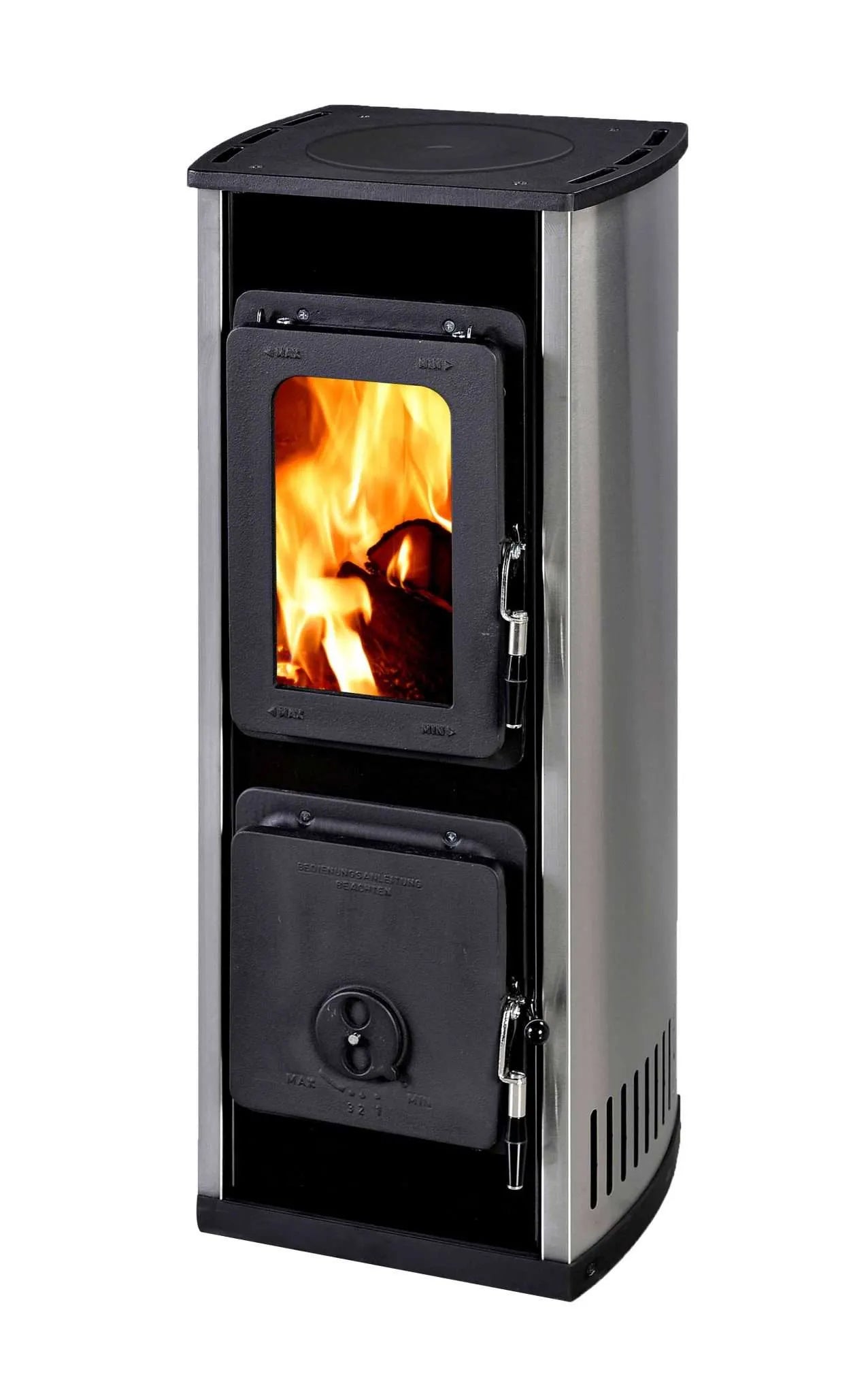 Euro Milano Cooktop Wood Fireplace