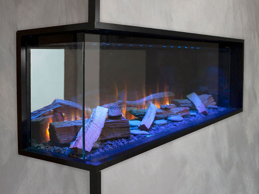VISIONLINE VIEW – 3 SIDED ELECTRIC FIREPLACE
