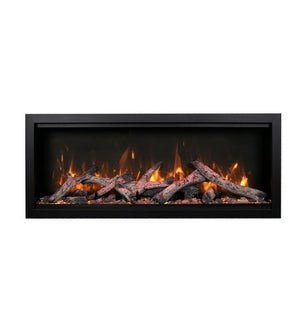 Amantii Symmetry Bespoke Xtra Tall 74 linear electric fireplace