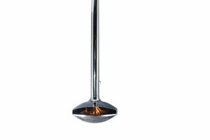 Aurora Marino suspended stainless steel fireplace product view