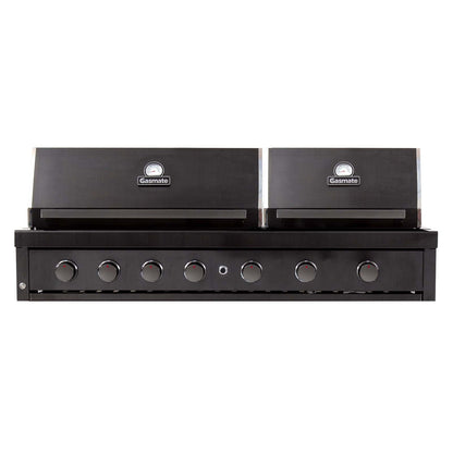 NOVA GRAPHITE 6 BURNER TWIN HOOD BUILT-IN BBQ -  - Gasmate - Hunter Valley Heating 