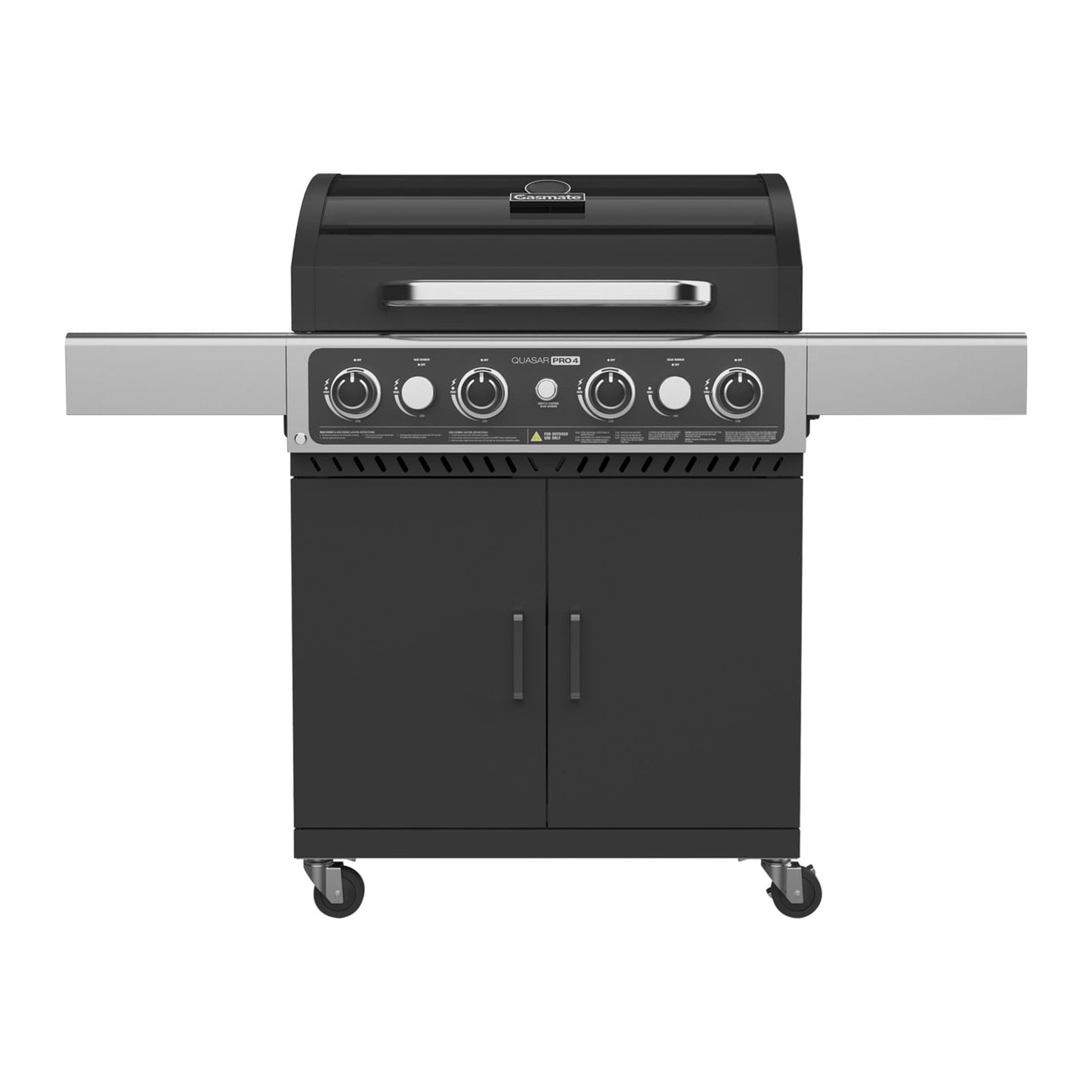 QUASAR PRO 4B HOODED TROLLEY BBQ