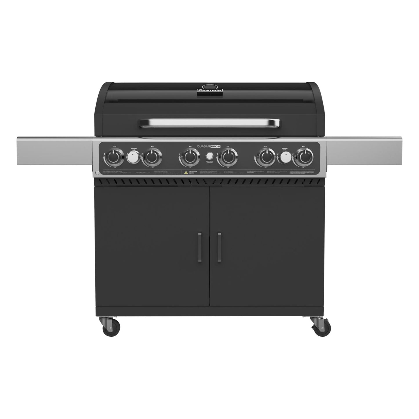 QUASAR PRO 6B HOODED TROLLEY BBQ