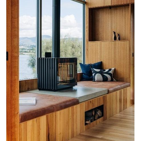 Hergóm Glance MV Freestanding Fireplace - Wood Fireplaces - Castworks - Hunter Valley Heating 