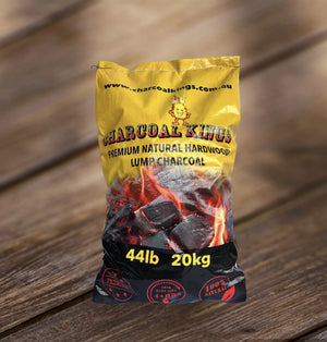 Charcoal Kings Premium Natural Hardwood Lump Charcoal 20kg bag