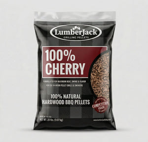 Lumber Jack Smoking Pellets 9kg – 100% Cherry Blend