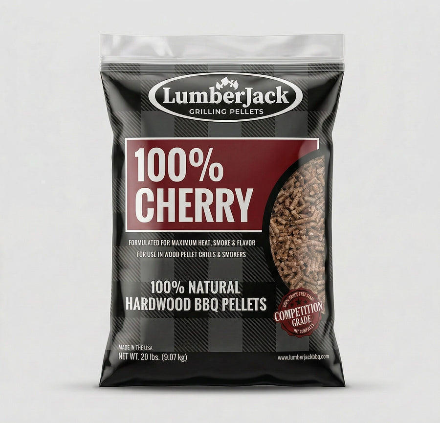 Lumber Jack Smoking Pellets 9kg – 100% Cherry Blend