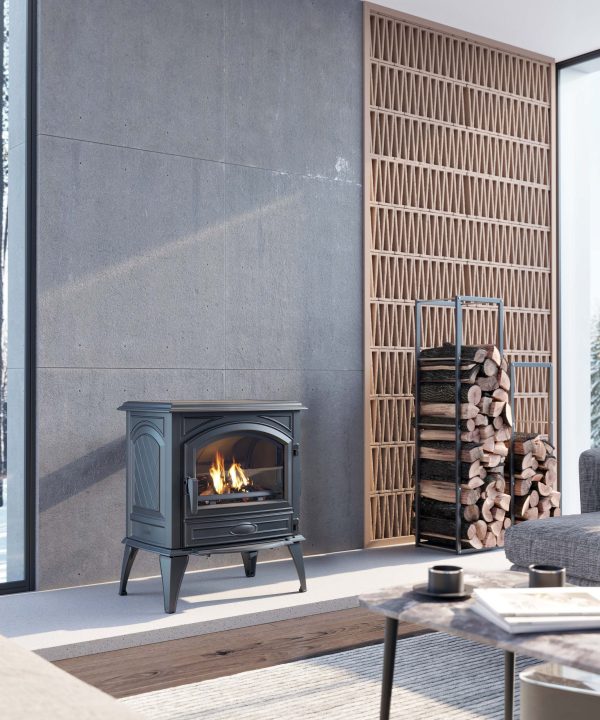 Dovre 640WD black cast iron freestanding wood heater