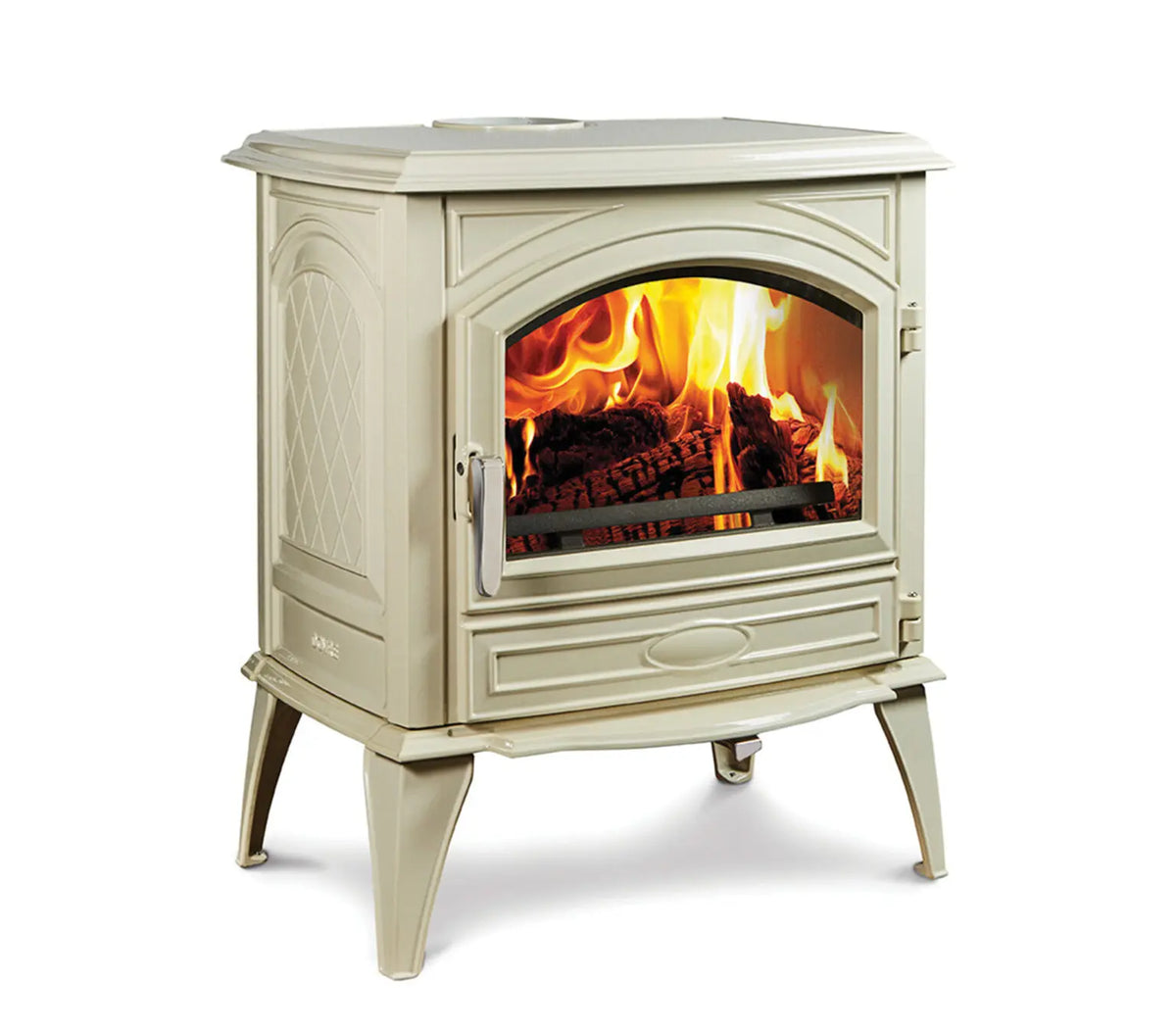 Dovre 760WDE cream enamel freestanding wood heater