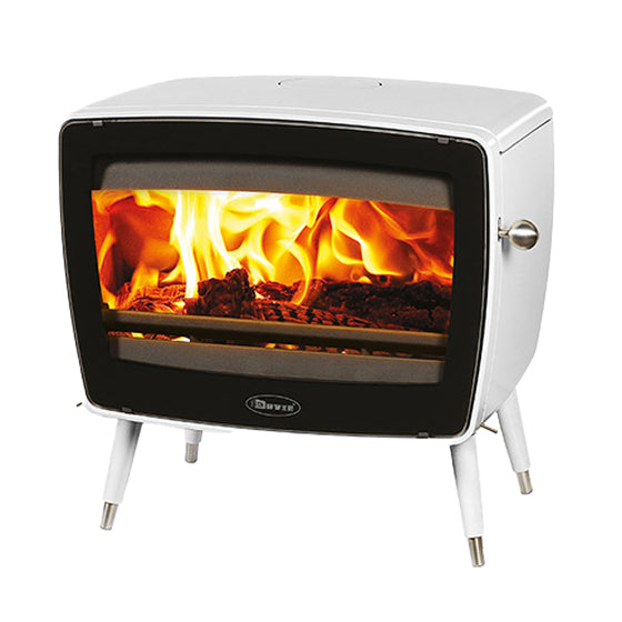 Dovre Vintage 50E white enamel freestanding wood heater