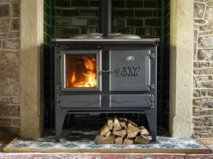 ESSE Ironheart wood fired cook stove with oven and large hotplate